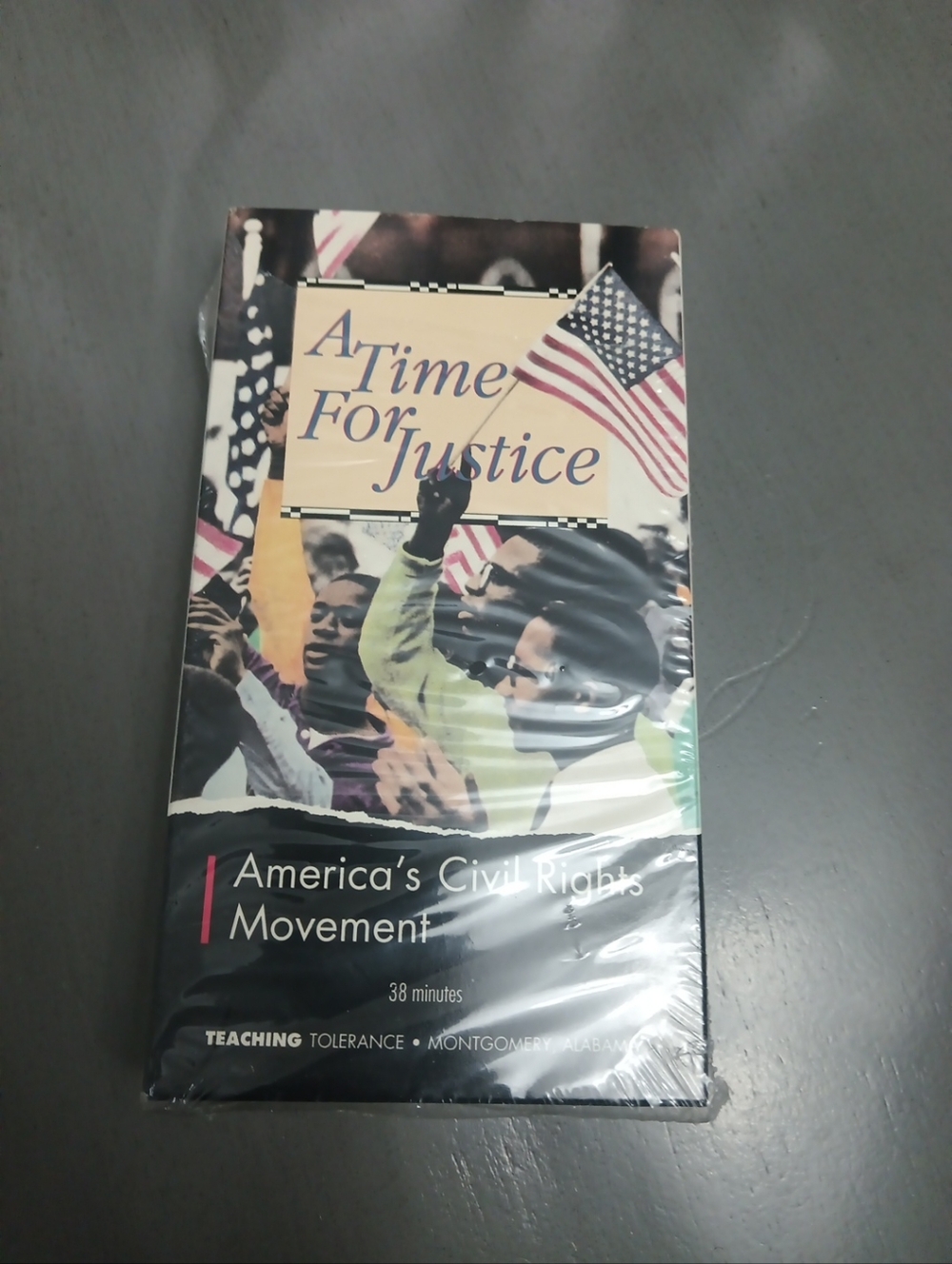 A Time For Justice VHS — Multicolor Cover